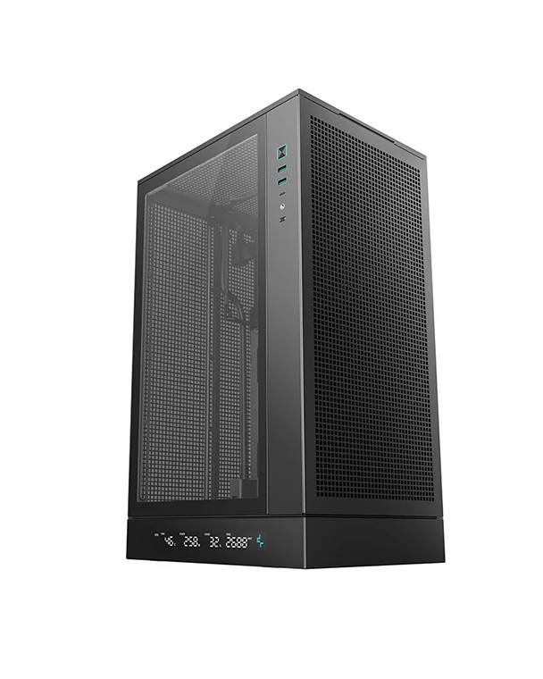 Корпус DEEPCOOL CH270 DIGITAL / w/oPSU / Side-Window / 1x120mm / mATX photo 2