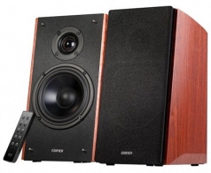 Edifier R2000DB Brown, 2.0/ 120W (2x36W+2x24W) RMS, Audio In: Bluetooth, RCA x2, PC, AUX, optical, coaxial, remote control, all wooden, (5”+1”) thumbnav 1