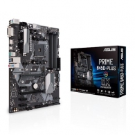 ASUS PRIME B450-PLUS, Socket AM4, AMD B450, Dual 4xDDR4-4400, APU AMD graphics, DVI, HDMI, 2xPCIe X16, 6xSATA3, RAID, 1xM.2, 3xPCIe x1, ALC887 HDA, GbE LAN, 2xUSB3.2 Gen 2,  1xUSB-C 3.2, 4xUSB3.2, Aura Sync RGB, 5X Protection III, ATX thumbnav 4