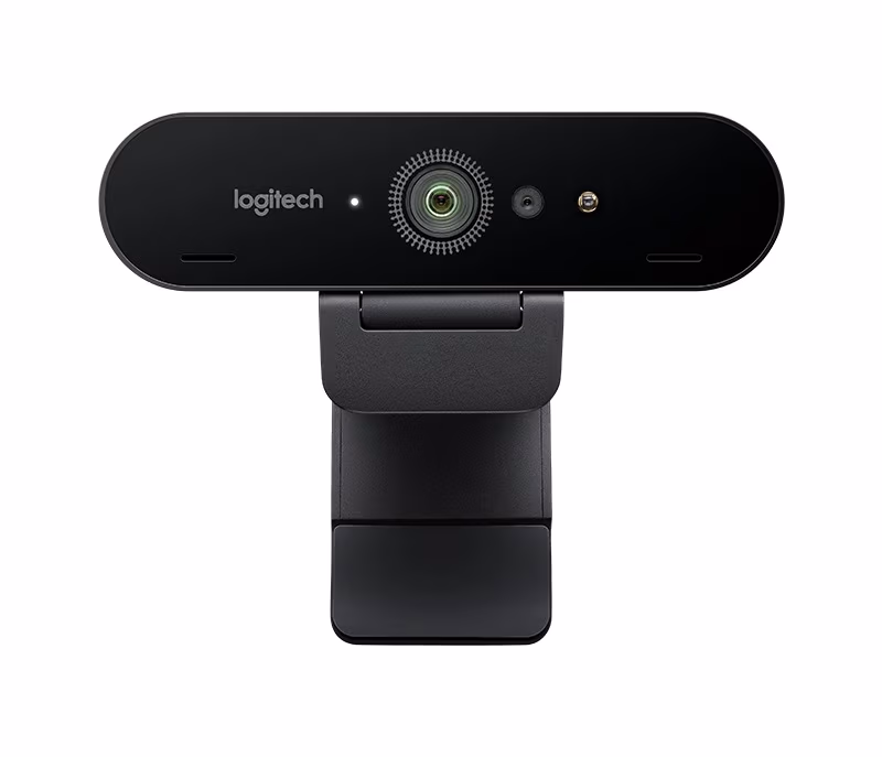 Logitech BRIO Stream 4K Ultra HD Webcam, Premium 4K Ultra HD 2160p/30fps with HDR, Diagonal Field of View 65°/78°/90°, Zoom Up to 5x, Autofocus, RightLight 3, 2 omni-directional mics, USB-A plug-and-Play supports USB-C, 2.2 m, black 
