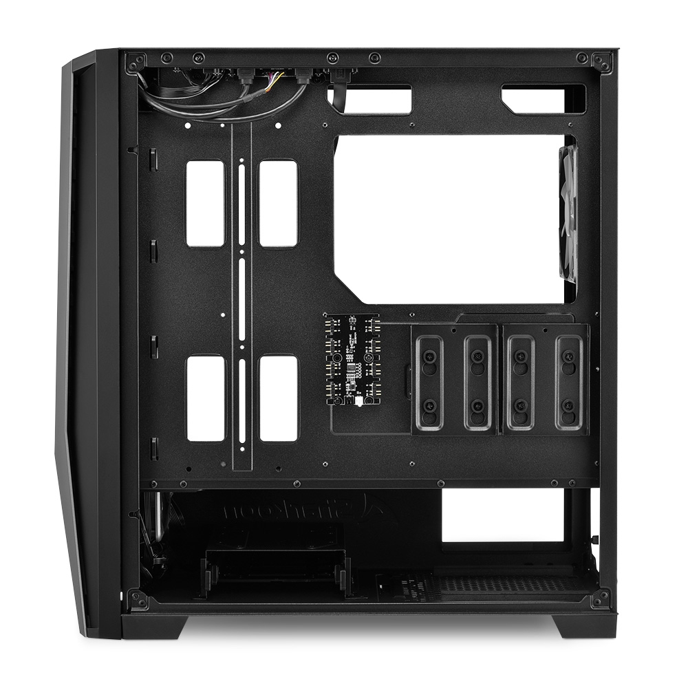 Carcasa Sharkoon TG7M RGB / no PSU / Side panel / 4x120mm A-RGB LED / ATX / Black photo 6