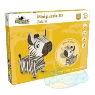 Noriel NOR1191 Mini Puzzle 3D Zebra thumbnav 1