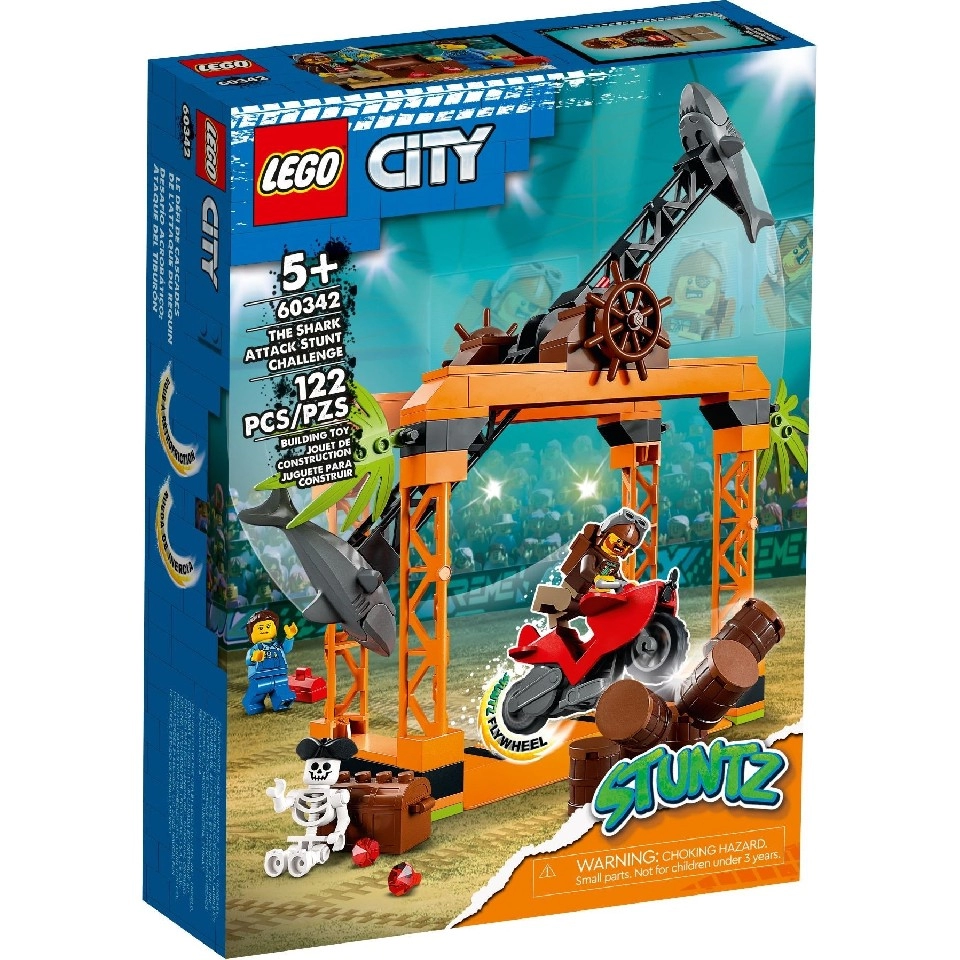 Lego City 60342 The Shark Attack Stunt Challenge