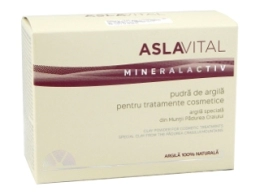 Aslavital Mineralactiv pudra de argila p/u tratamente cosmetice № 10 20 g