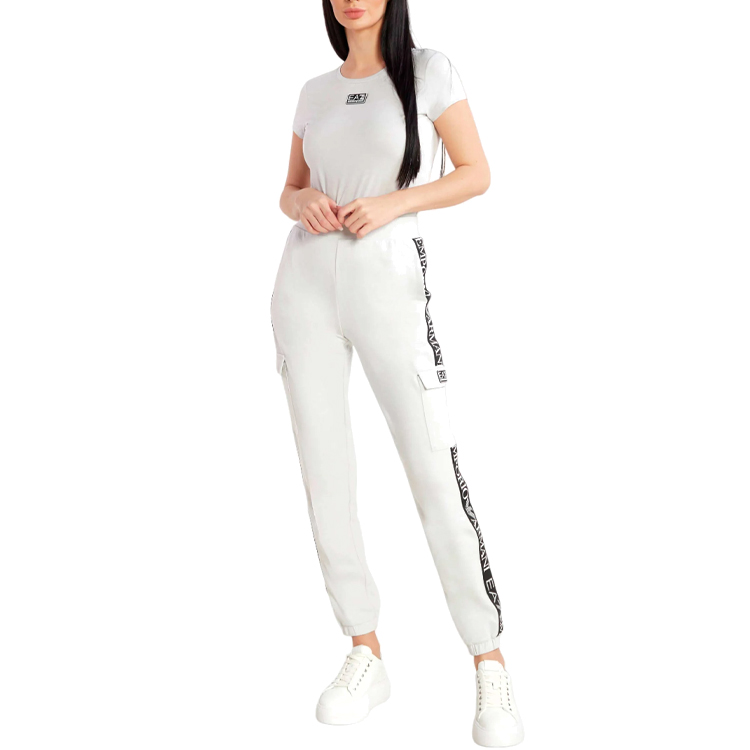 Брюки EA7 EMPORIO ARMANI PANTALONI XS Белый Женский photo 2