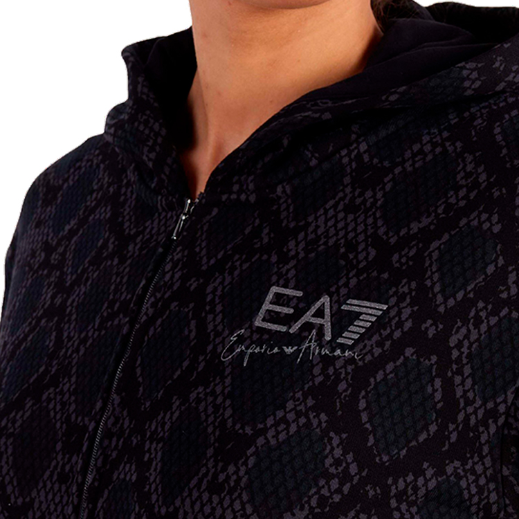 Hanorac EA7 EMPORIO ARMANI JERSEYWEAR XS Negru Femei photo 2
