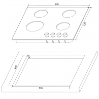 Встраиваемая  газовая панель Hansa BHKS63138 thumbnav 3