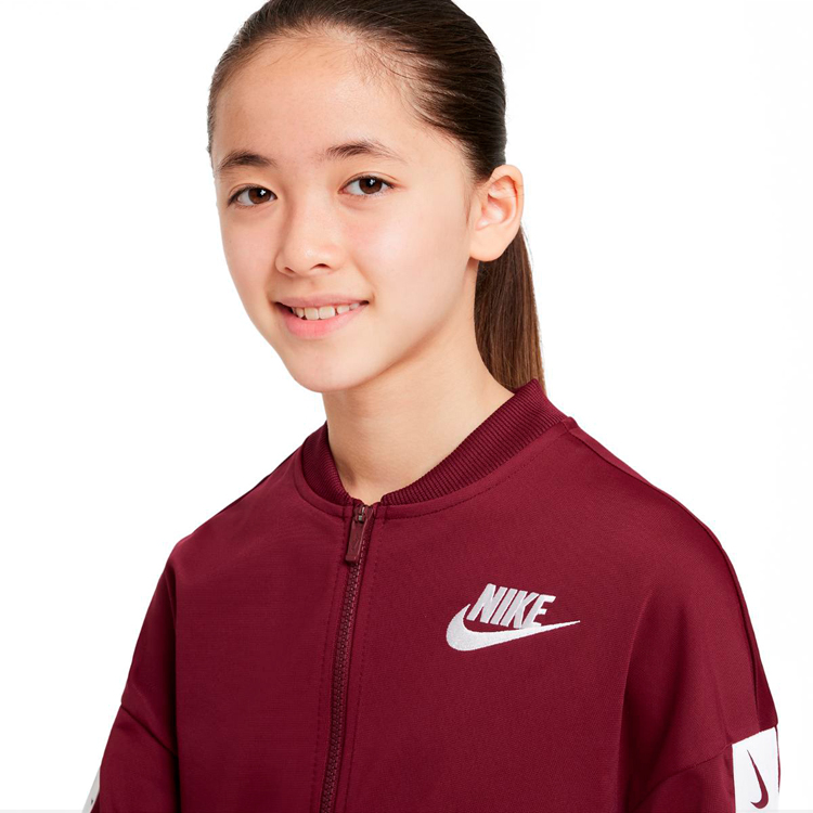 Costum sportiv Nike G NSW TRK SUIT TRICOT / Femei / XS / Bordo photo 8