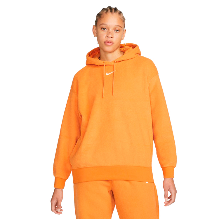 Hanorac Nike W NSW ESSNTL PLSH HOODIE L Portocaliu Femei photo 6