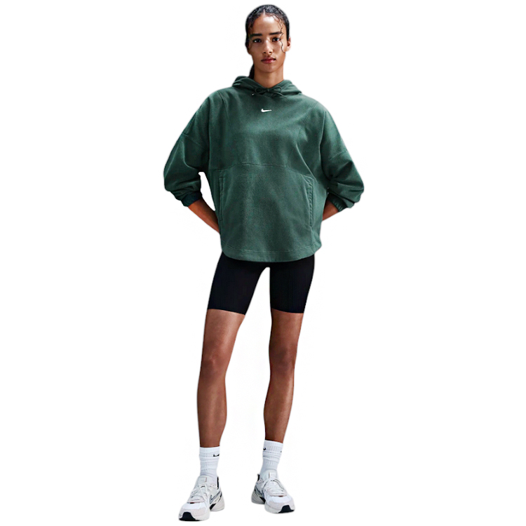 Hanorac Nike W NK ONE TF PO HOODIE POLAR / Femei / XS / Verde photo 4