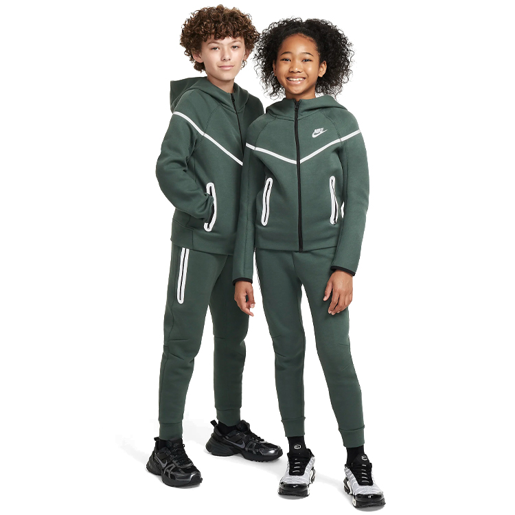 Hanorac Nike B NSW TCH FLC SSNL TF+ WR FZ / Barbati / M / Verde photo 2