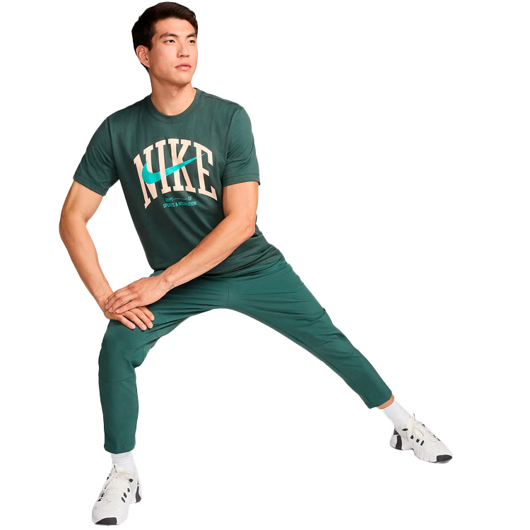 Tricou bărbătesc Nike M NK DF TEE MODERN FITNESS XL Verde photo 3