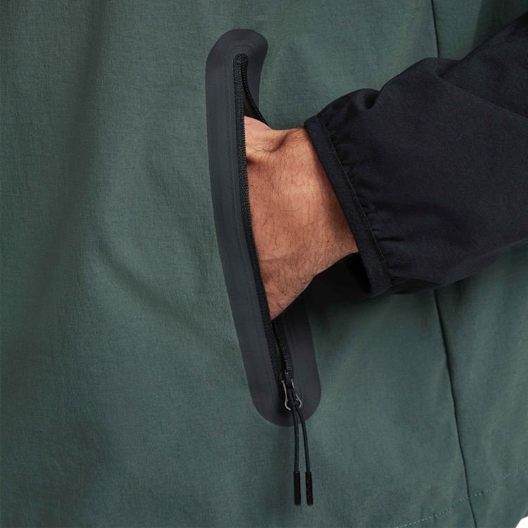 Hanorac pt bărbați Nike M NK TCH WVN WR FZ JKT XL Negru-verde photo 4