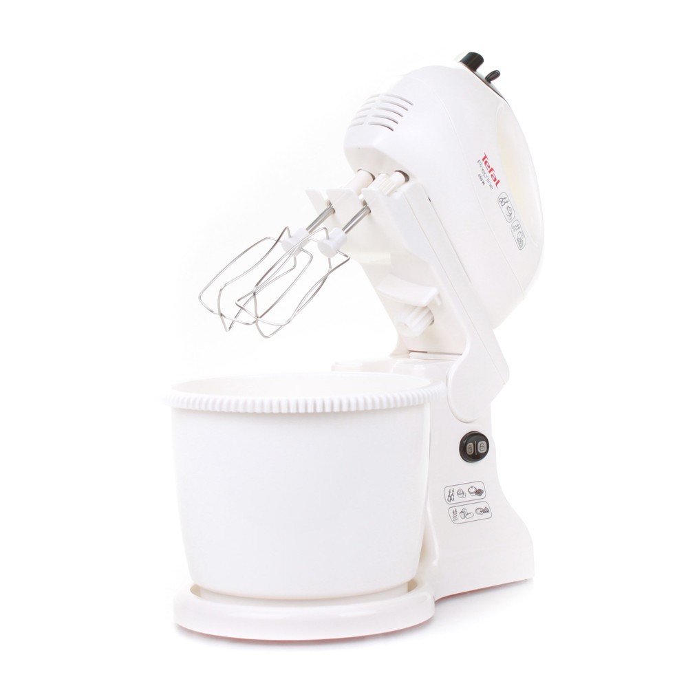 Миксер Стационарный Tefal HT412138 / 5 скоростей / Белый photo 5