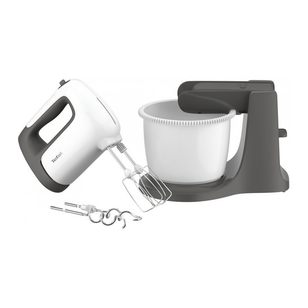 Миксер Стационарный Tefal HT464138 / 5 скоростей / Белый photo 1