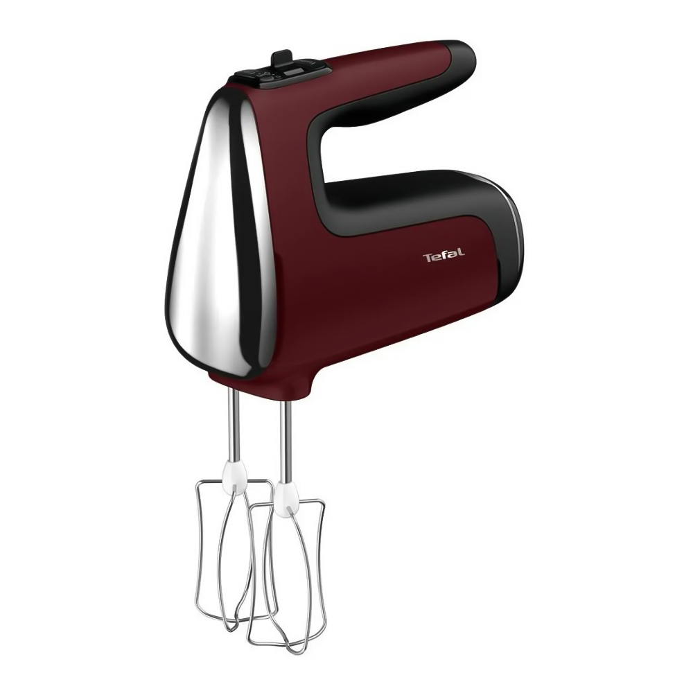 Миксер Ручной Tefal HT652538 / 5 скоростей / Бордовый photo 1