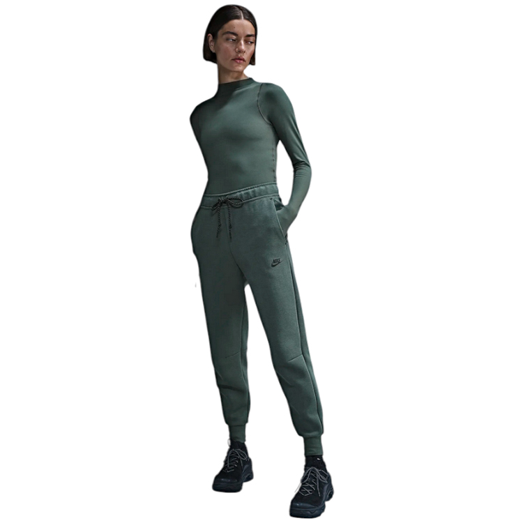 Брюки Nike W NSW TCH FLC MR JGGER 2 M Зеленый Женский photo 6