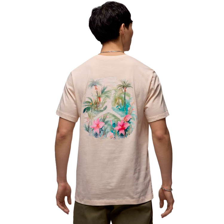 Tricou bărbătesc Nike M J FLT ESS GFX JM SS CREW XS Bej photo 3
