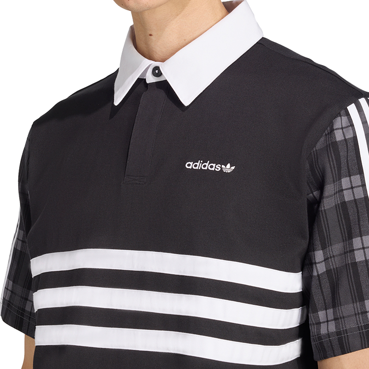  Polo pt bărbați Adidas GRAPHIC REG SH XL Negru  photo 5
