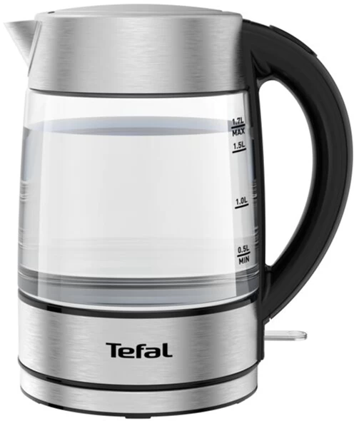 Fierbator de apa electric Tefal KI772D38, 1.7 l, 2200 W, Argintiu