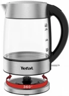 Fierbator de apa electric Tefal KI772D38, 1.7 l, 2200 W, Argintiu