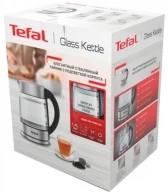 Fierbator de apa electric Tefal KI772D38, 1.7 l, 2200 W, Argintiu