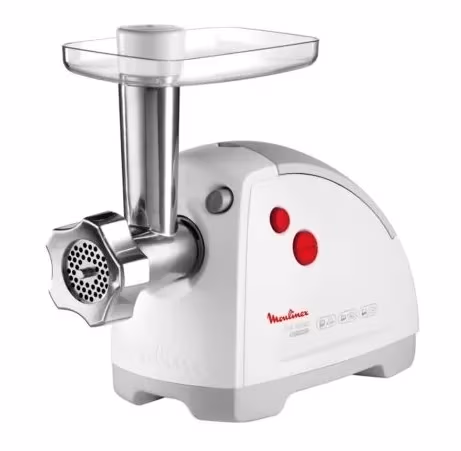 Мясорубка шнековая Moulinex ME 657138, 2.9 кг/мин, Белый 