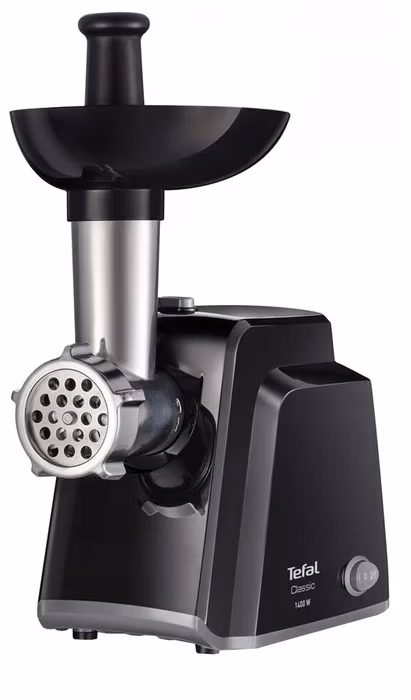 Tocator de carne Tefal NE105838, 1.7 kg/min, 1400 W, Negru 