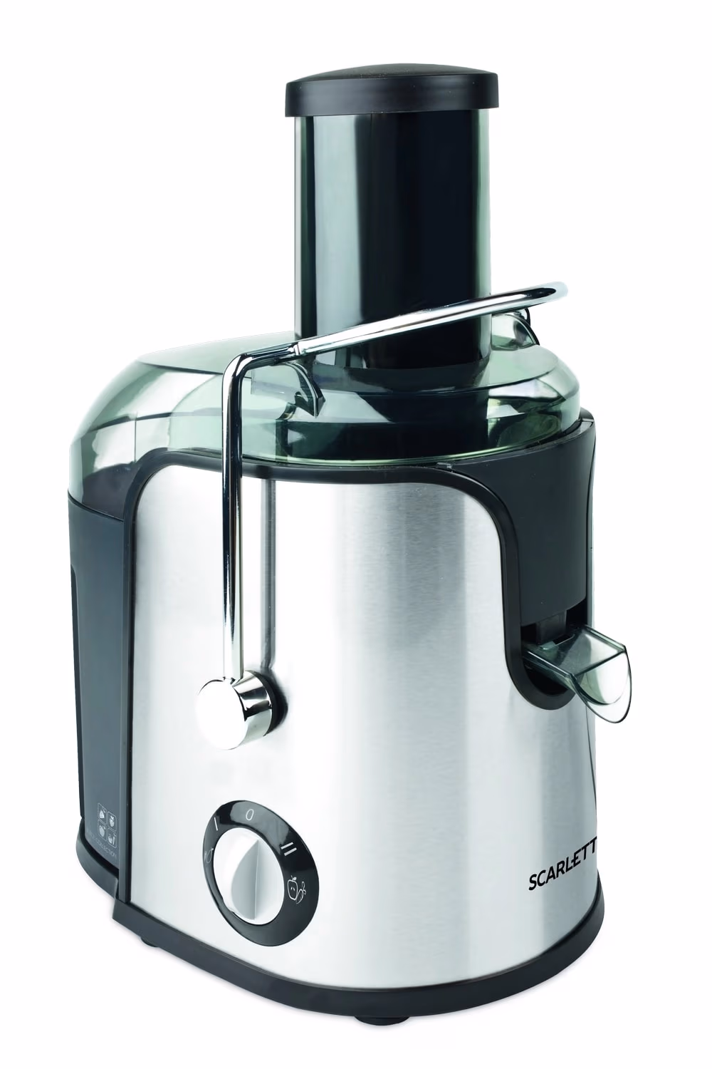 Соковыжималка центробежная Scarlett SC-JE50S38, 0.75 л, 1000 Вт, 2 скоростей, Серебристый 