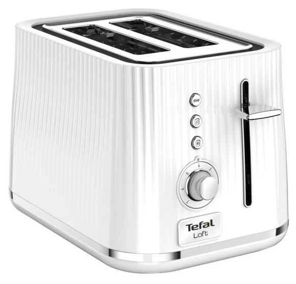 Тостер Tefal TT761138, 2 тоста, 850 Вт, Белый