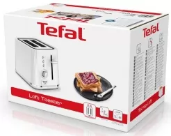 Тостер Tefal TT761138, 2 тоста, 850 Вт, Белый