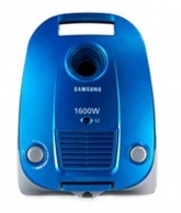 Пылесос с мешком Samsung VC-C4140V38, 1600 Вт, 80 дБ, Синий