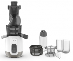 Соковыжималка шнековая Tefal ZC600138, 1.15 л, 200 Вт, 1 скоростей, Черный с белым thumbnav 1
