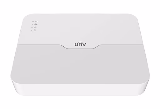 UNV NVR301-08LS2-P8, 8-ch, 1 SATA, 8 PoE, Incoming Bandwidth 50Mbps, 4 x 1080P@25 / 2 x 4MP@25 / 1 x 5MP@30, 1 x LAN, Audio In/Out 0/1, Mini 1U, H.265 