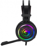 MARVO "HG8930", Gaming Headset, Microphone, 40mm driver unit, Volume control, Adjustable headband, 3.5mm jack thumbnav 1