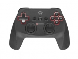 Trust GXT 545 Yula Wireless Gamepad,Wireless gamepad for PC and PS3, 13 buttons, 2 joysticks and D-pad, Rechargeable by USB (cable included), Black