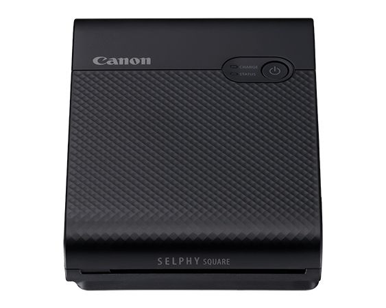 Compact Portable Printer SELPHY SQUARE QX10 Black, 287x287dpi, 3 ink, approx. 43 sec, Built-in Battery, Wi-Fi, USB, Dim. 102,2 x 143,3 x 31,0 mm, 445gr., Sticker paper 72x85 mm, 68x68 mm printable area,(10 pcs in set), Media: XS-20L 20 pages photo 1
