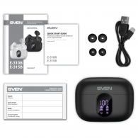 Casti SVEN E-315B, Black thumbnav 6