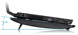 DEEPCOOL "WIND PAL MINI", Notebook Cooling Pad up to 15.6", 1 fan - 140mm Blue LED, 1000rpm, <21.6 dBA, 46.1CFM, Slim design, Metal Mesh Panel, Black thumbnav 3