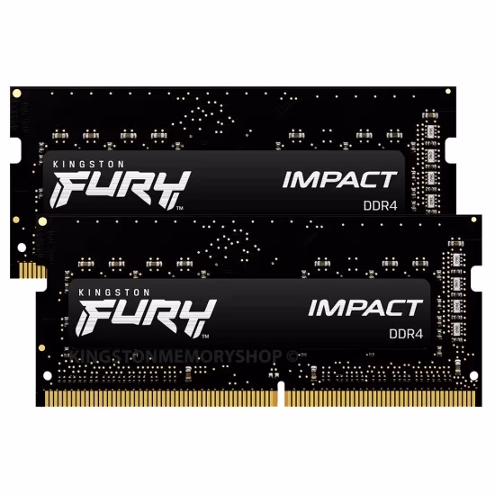 Оперативная память Kingston FURY® Impact DDR4-3200 SODIMM 16ГБ (Kit of 2*8GB) 
