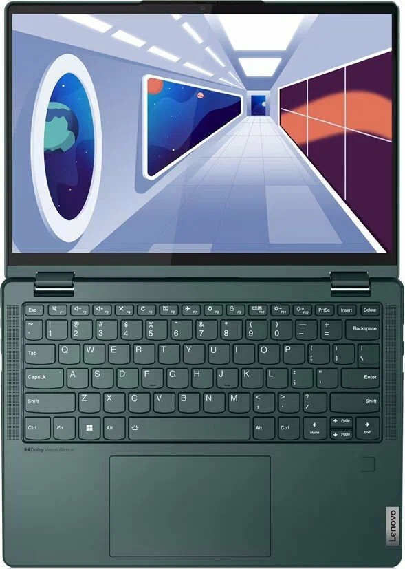 Laptop 13.3” Lenovo Yoga C600 YG6 13ABR8 / WUXGA / AMD Ryzen 5 7530U / 16GB / 512GB SSD / Win11HE / Dark Tea photo 7