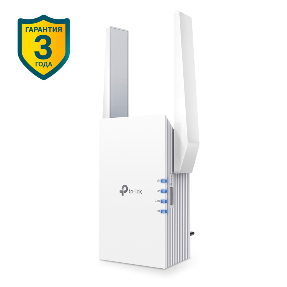Range Extender TP-LINK RE705X / AC1800 Dual Band / Wi-Fi6 / 1 Gigabit Lan Port / 2 external antennas photo 1