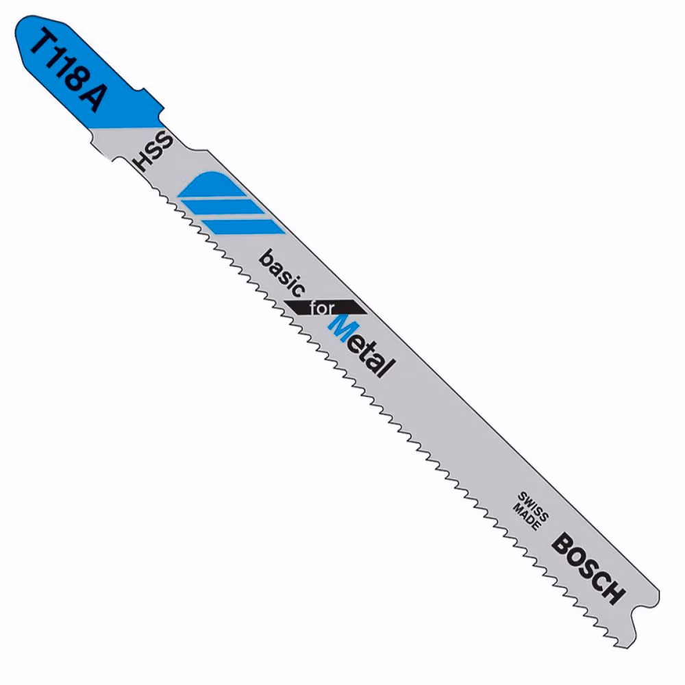 Panze de ferastrau pentru puzzle Bosch 5 PINZE T 118 A /basic for Metal, 2608631013 pret/unitate 