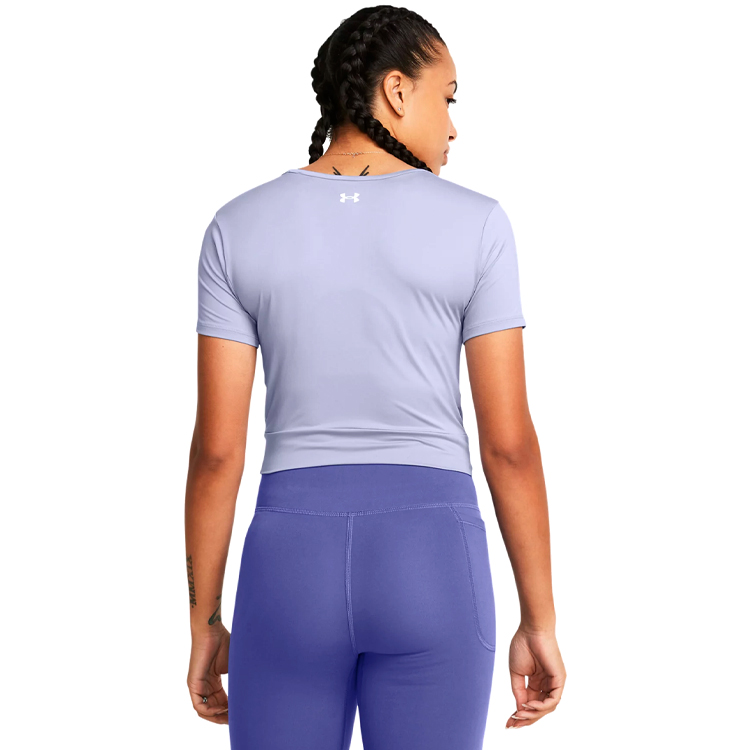 Tricou Under Armour Motion Crossover Crop SS / Femei / L / Violet photo 2