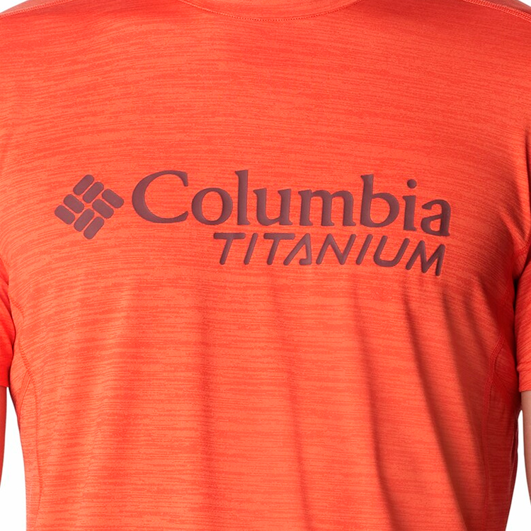 Футболка мужская Columbia M Titan Pass Graphic Tee S Оранжевый photo 2