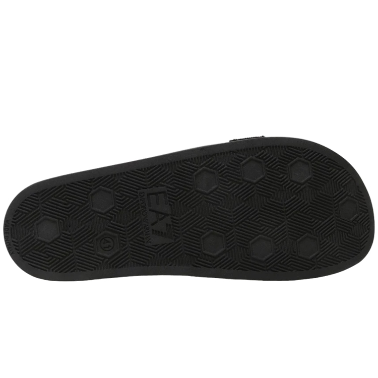 Slapi EA7 EMPORIO ARMANI WATER SPORTS TAPE SLIDE U TEXT pt Femei / 37 / Negru photo 2