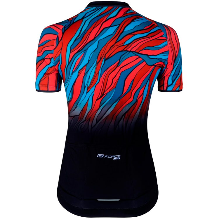Футболка Force F LIFE short sl / Женский / L / Черный/красный photo 2