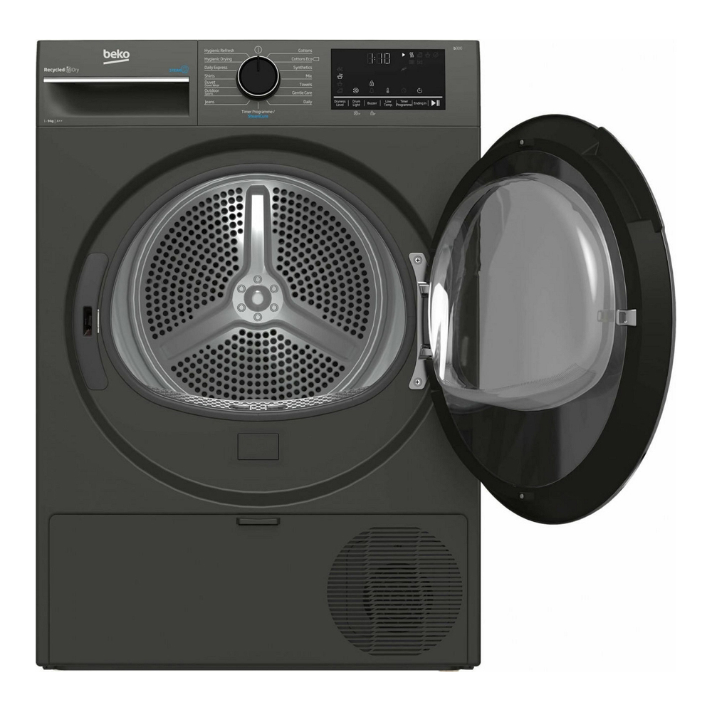 Masina de uscat rufe Beko B3T43239 / 9 kg / A++ / Gri photo 2