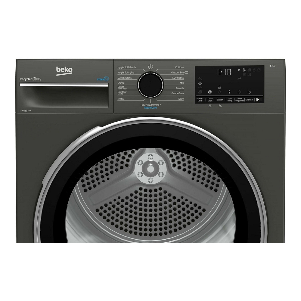 Masina de uscat rufe Beko B3T43239 / 9 kg / A++ / Gri photo 3