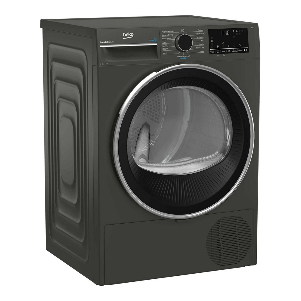 Masina de uscat rufe Beko B3T43239 / 9 kg / A++ / Gri photo 5